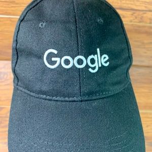 Google black baseball hat